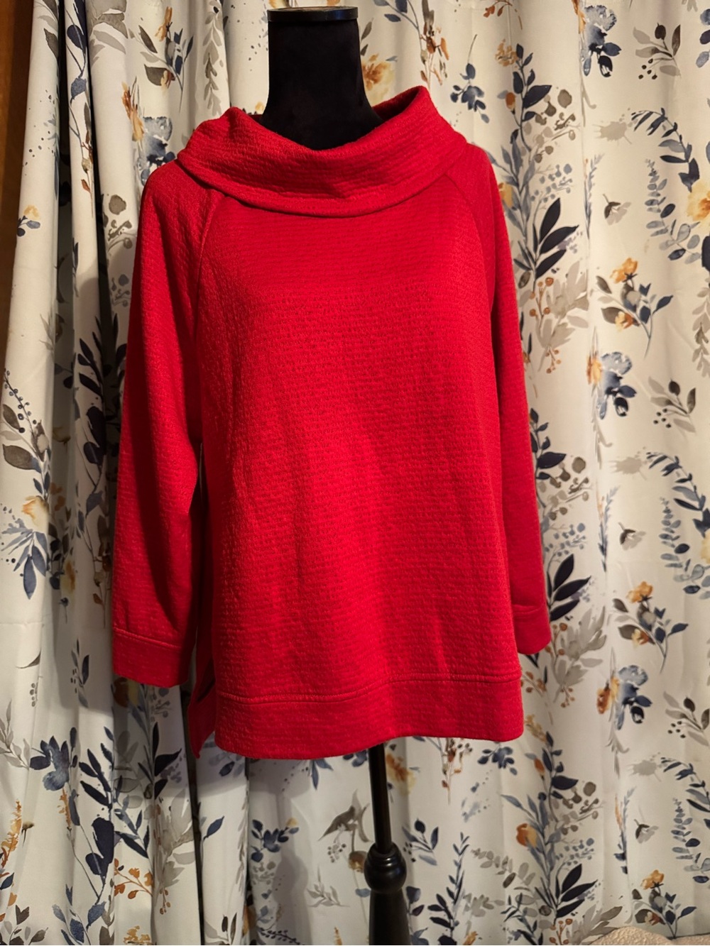 Women’s Red Cozy Funnel-Neck Sweater Size 14 16 Lane Bryant B16